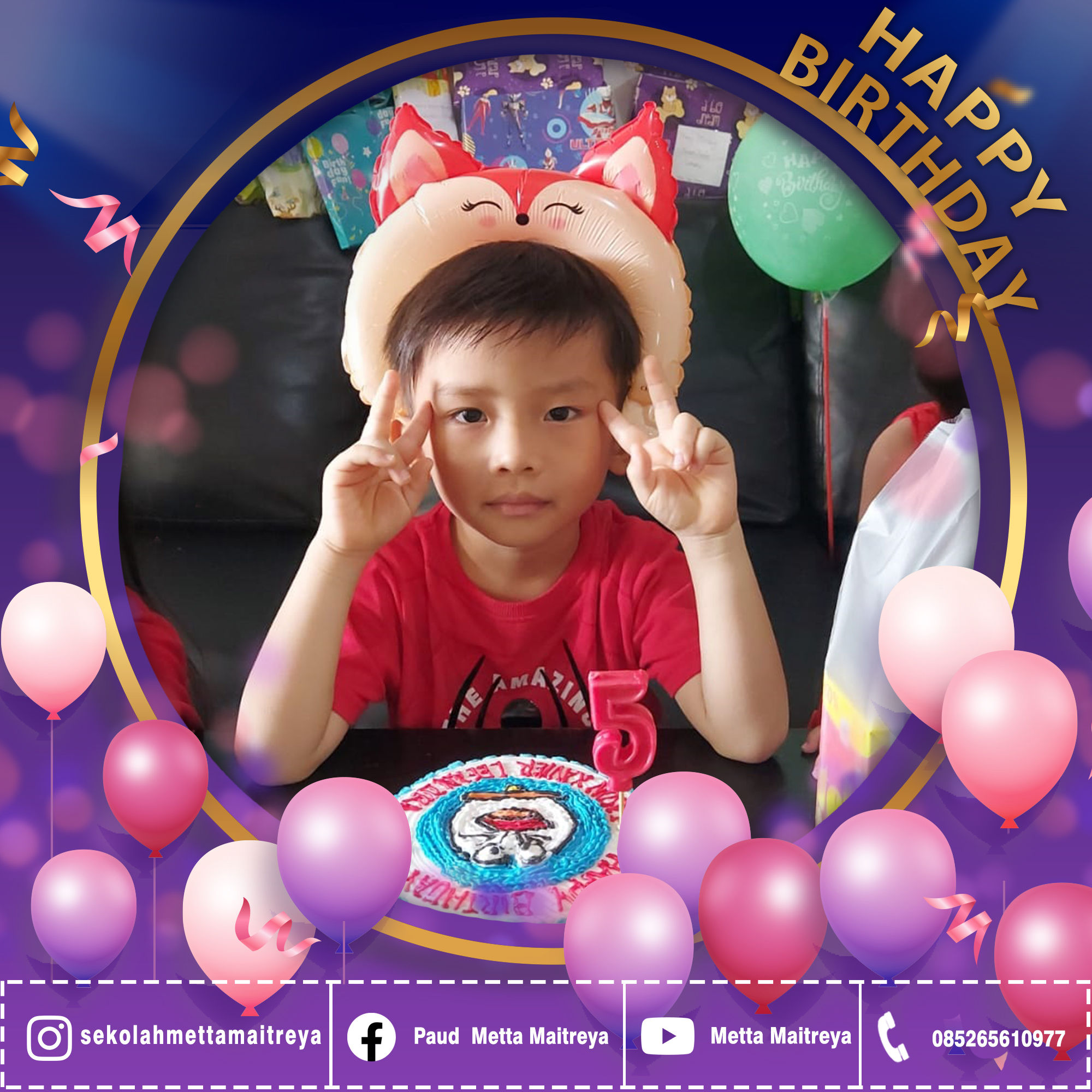 Virtual Birthday Celebration Part IV | PAUD METTA MAITREYA